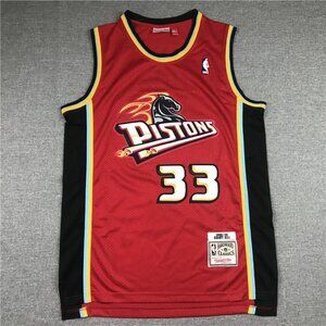 Detroit Piston Grant Hill #33 Men's Basketball Jersey